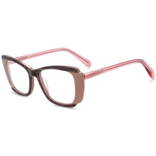 Load image into Gallery viewer, 54120 Retro Acetate Patchwork Optical Glasses Frames Men Women Computer Eyeglasses
