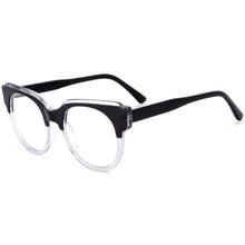 Load image into Gallery viewer, 54123 Retro Big Frame Round Cat Eye Acetate Optical Glasses Frames Men Women Computer Eyeglasses