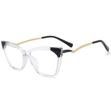 Load image into Gallery viewer, 54127 Retro Cat Eye Anti Blue Light Leopard Glasses Frames Women Computer Eyeglasses