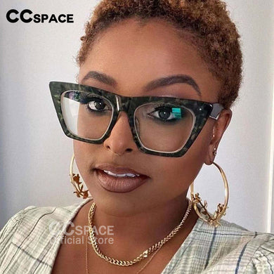 54133 Oversized Femal Anti Blue Light Glasses Frames Big Frame Women Computer Eyeglasses