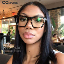 Load image into Gallery viewer, 54133 Oversized Femal Anti Blue Light Glasses Frames Big Frame Women Computer Eyeglasses