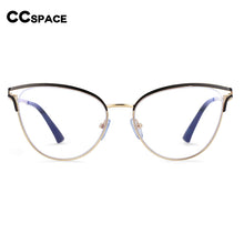 Load image into Gallery viewer, 54135 Cat Eye Metal Frame Anti Blue Light Optical Glasses Frames Women Prescription Mirror Computer Eyeglasses