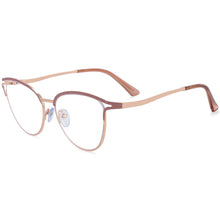 Load image into Gallery viewer, 54135 Cat Eye Metal Frame Anti Blue Light Optical Glasses Frames Women Prescription Mirror Computer Eyeglasses