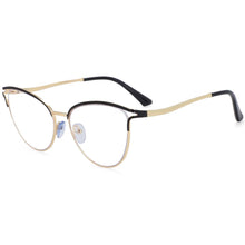 Load image into Gallery viewer, 54135 Cat Eye Metal Frame Anti Blue Light Optical Glasses Frames Women Prescription Mirror Computer Eyeglasses