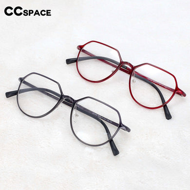 54137 Retro Round Super Light Plastic Steel Frame Anti Blue Light Optical Glasses Frames Men Women Computer Eyeglasses
