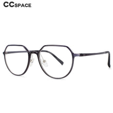 Load image into Gallery viewer, 54137 Retro Round Super Light Plastic Steel Frame Anti Blue Light Optical Glasses Frames Men Women Computer Eyeglasses