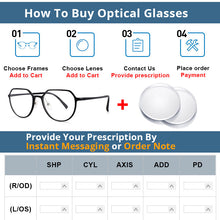 Load image into Gallery viewer, 54137 Retro Round Super Light Plastic Steel Frame Anti Blue Light Optical Glasses Frames Men Women Computer Eyeglasses