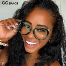 Load image into Gallery viewer, 54138  Anti Blue Light Optical Glasses Frames Brand Women Cat Eye Stars Computer Eyeglasses