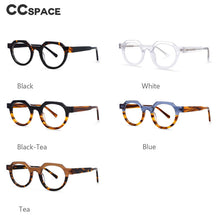 Load image into Gallery viewer, 54139 Retro Acetate Optical Glasses Frames Men Women Two Color Splicing Eyeglasses