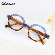 Load image into Gallery viewer, 54140 Style Acetate Optical Polygon Glasses Frames Men Women Two Color Patchwork Computer Eyeglasses