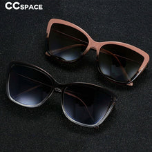 Load image into Gallery viewer, 54145 Retro Square Polarized Sunglasses Magnetic Clip Anti Blue Light Glasses Frames Women Computer Eyeglasses