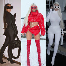 Load image into Gallery viewer, 54148 Trendy Cat Eye  Sunglasses Women Punk Soft Fur Velvet Sun Glasses Ladies UV400 Shades Handmade Eyewear Gafas De Sol