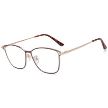 Load image into Gallery viewer, 54149 Female Style Anti Blue Light Metal Optical Glasses Frames Women Computer Eyeglasses Reading Glasses