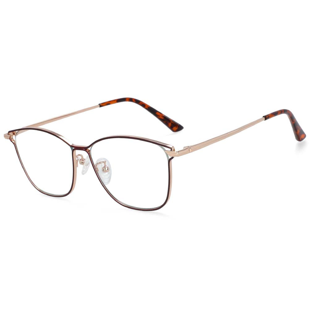 54149 Female Style Anti Blue Light Metal Optical Glasses Frames Women Computer Eyeglasses Reading Glasses