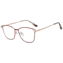 Load image into Gallery viewer, 54149 Female Style Anti Blue Light Metal Optical Glasses Frames Women Computer Eyeglasses Reading Glasses