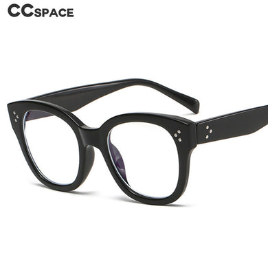 54152 Retro Square Rivet Anti Blue Light Optical Glasses Frames Men Women Computer Eyeglasses