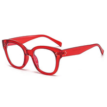Load image into Gallery viewer, 54152 Retro Square Rivet Anti Blue Light Optical Glasses Frames Men Women Computer Eyeglasses