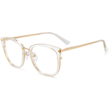 Load image into Gallery viewer, 54156 Retro Arrow Round Anti Blue Light Optical Glasses Frames Women Computer Eyeglasses