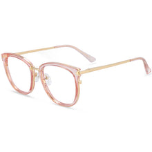 Load image into Gallery viewer, 54156 Retro Arrow Round Anti Blue Light Optical Glasses Frames Women Computer Eyeglasses