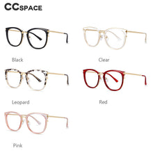 Load image into Gallery viewer, 54156 Retro Arrow Round Anti Blue Light Optical Glasses Frames Women Computer Eyeglasses