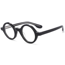 Load image into Gallery viewer, 54157 Round Retro Leopard Acetate Optical Glasses Frames Amber Men Women Reading Eyeglasses