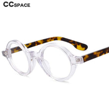 Load image into Gallery viewer, 54157 Round Retro Leopard Acetate Optical Glasses Frames Amber Men Women Reading Eyeglasses