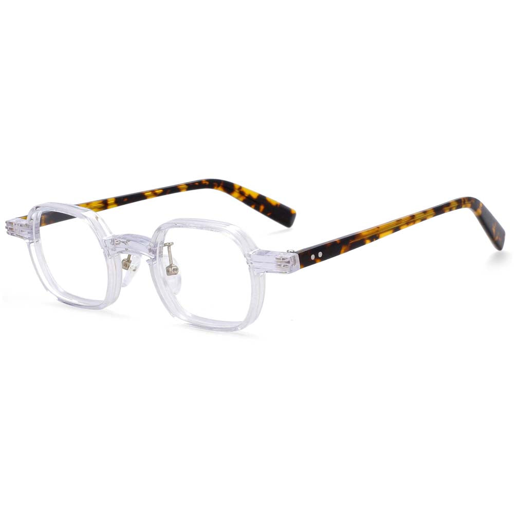 54159 Small Frame Square Acetate Optical Glasses Frames Men Women Punk Computer Eyeglasses