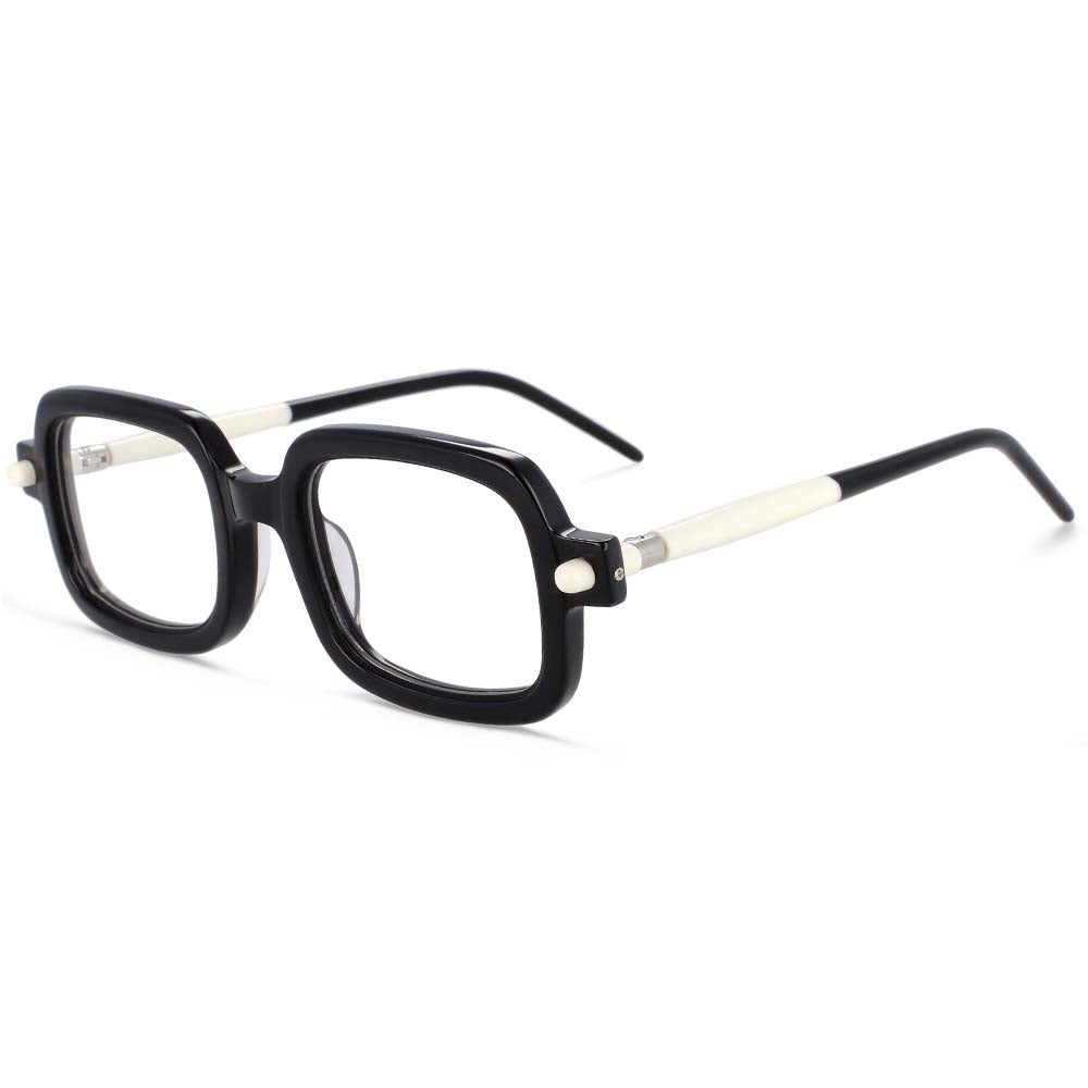 54163 Retro Brand Acetate Optical Glasses Frames Men Women Computer Eyeglasses