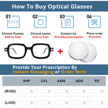 Load image into Gallery viewer, 54163 Retro Brand Acetate Optical Glasses Frames Men Women Computer Eyeglasses