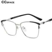 Load image into Gallery viewer, 54167 Luxurious Anti Blue Light Prescription Glasses Frames Women Reading Glasses Computer Eyeglasses
