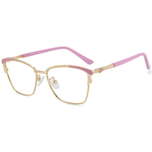 Load image into Gallery viewer, 54167 Luxurious Anti Blue Light Prescription Glasses Frames Women Reading Glasses Computer Eyeglasses