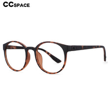 Load image into Gallery viewer, 54168 TR90 Round Anti Blue Light Ultralight Glasses Frames Men Women Myopia Glasses Computer Eyeglasses