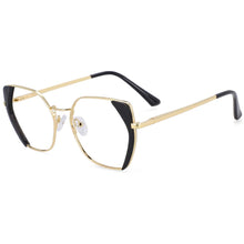 Load image into Gallery viewer, 54175 Style Cat Eye Anti Blue Light Metal Optical Glasses Frames Women Computer Eyeglasses