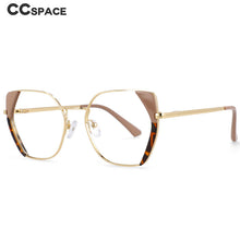Load image into Gallery viewer, 54175 Style Cat Eye Anti Blue Light Metal Optical Glasses Frames Women Computer Eyeglasses