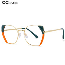 Load image into Gallery viewer, 54175 Style Cat Eye Anti Blue Light Metal Optical Glasses Frames Women Computer Eyeglasses