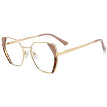 Load image into Gallery viewer, 54175 Style Cat Eye Anti Blue Light Metal Optical Glasses Frames Women Computer Eyeglasses