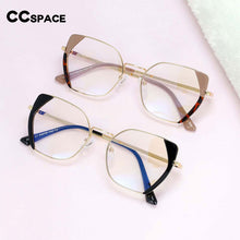 Load image into Gallery viewer, 54175 Style Cat Eye Anti Blue Light Metal Optical Glasses Frames Women Computer Eyeglasses