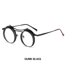 Load image into Gallery viewer, 54180 Retro Round Metal Steam Punk Sunglasses Men Women Super Cool Shades UV400 Vintage Glasses
