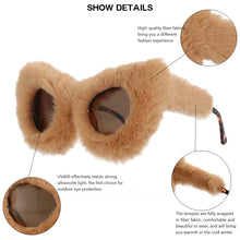 Load image into Gallery viewer, 54190 Trendy Cat Eye  Sunglasses Women Punk Soft Fur Velvet Sun Glasses Ladies UV400 Shades Handmade Eyewear Gafas De Sol