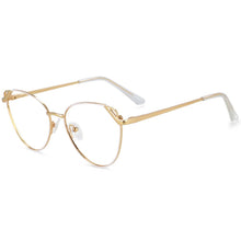 Load image into Gallery viewer, 54195 Cat Eye Anti Blue Light Optical Metal Glasses Frames Women Computer Eyeglasses