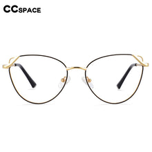 Load image into Gallery viewer, 54195 Cat Eye Anti Blue Light Optical Metal Glasses Frames Women Computer Eyeglasses