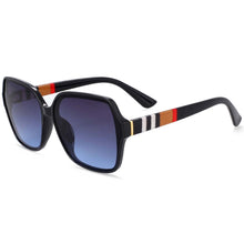 Load image into Gallery viewer, 54198 Retro Femal Brand Sunglasses Stripe Legs Men Women Shades Uv400 Vintage Glasses