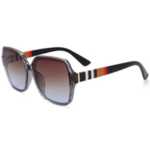 Load image into Gallery viewer, 54198 Retro Femal Brand Sunglasses Stripe Legs Men Women Shades Uv400 Vintage Glasses