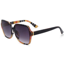 Load image into Gallery viewer, 54198 Retro Femal Brand Sunglasses Stripe Legs Men Women Shades Uv400 Vintage Glasses