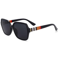 Load image into Gallery viewer, 54198 Retro Femal Brand Sunglasses Stripe Legs Men Women Shades Uv400 Vintage Glasses