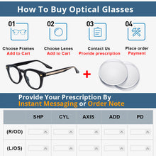 Load image into Gallery viewer, 54200 Retro Round Anti Blue Light Optical Glasses Frames Men Women Brand Computer Eyeglasses