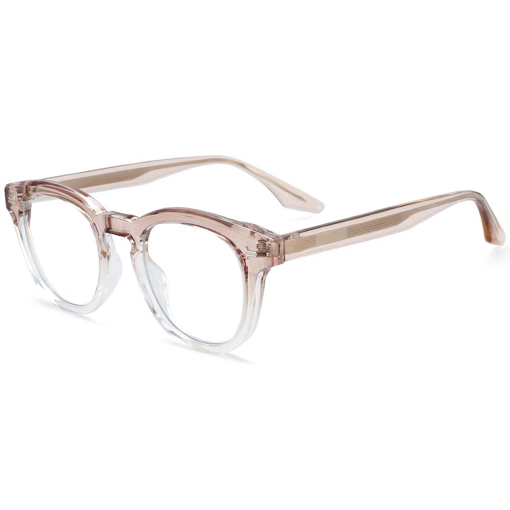 54200 Retro Round Anti Blue Light Optical Glasses Frames Men Women Brand Computer Eyeglasses