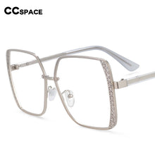 Load image into Gallery viewer, 54205 Anti Blue Light Women Metal Glasses Frames Square Hollow Computer Eyeglasses