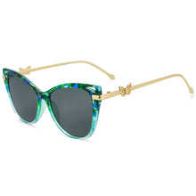 Load image into Gallery viewer, 54215 Butterfly Sunglasses Women Gradient Lens Shades Uv400 Vintage Glasses