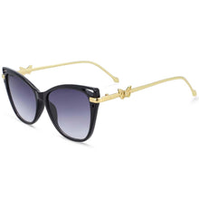 Load image into Gallery viewer, 54215 Butterfly Sunglasses Women Gradient Lens Shades Uv400 Vintage Glasses